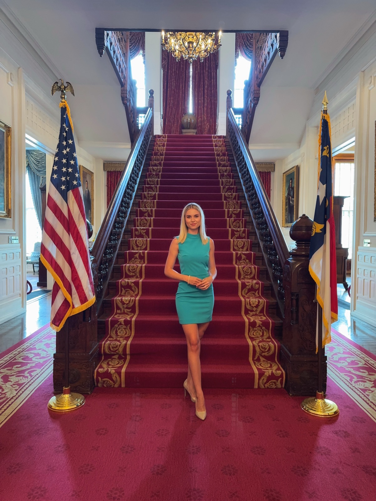 NC Governor's Mansion tour rooms